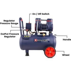 Alternative view of Xtra Power 1080W Oil Free Air Compressor 30Ltr Xpac123