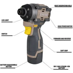 Xtra Power 18V Impact Screw Driver 10Mm Xpcis02