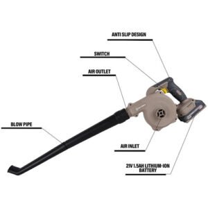 Alternative view of Xtra Power Cordless Air Blower 21V 16000Rpm Xpcab01
