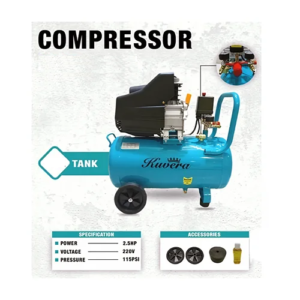 Kuvera 2.5Hp Oil Air Compressor 70Ltr Bm-70L
