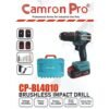 Camron Pro 21V Cordless Impact Drill Machine With Kit 13Mm Cp-Bl4010