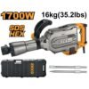Ingco 1700W Demolition Hammer 16Kg Pdb17008