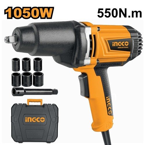 Ingco 1/2'' Square Drive Impact Wrench 1050W 550 N*M Iw10508