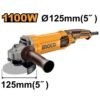 Ingco 5 Inch 1100W Angle Grinder 125Mm Ag110038