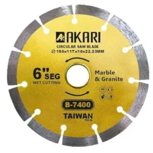 Akari 6 Inch Diamond Saw Blade 150Mm B-7400 12 Seg