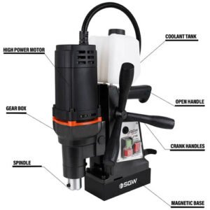 Sgw 1600W Magnetic Drill 19Mm S-2196