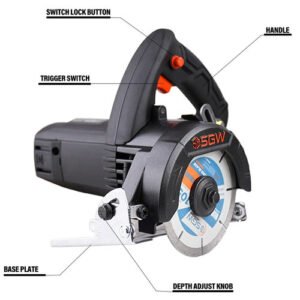 Alternative view of Sgw 4 Inch 1650W Marble Cutter 110Mm S-2121