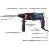 Starpower 800W Rotary Hammer 26Mm Star-26
