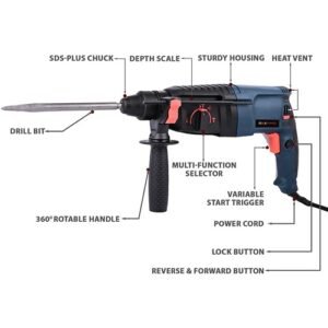 Starpower 800W Rotary Hammer 26Mm Star-26