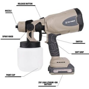 Alternative view of Xtra Power 21V 800Ml Cordless Spray Gun Xpc-Sg-01