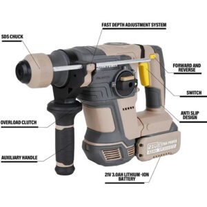 Xtra Power 21V Cordless Rotary Hammer 32Mm Xpc-Rh-03