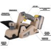 Xtra Power 21V Cordless Wood Planer 82Mm Xpc-Pm-01