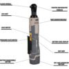 Xtra Power Cordless Drive Ratchet 18V 80 N*M Xpc-Rw-01
