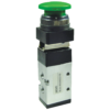 Akari 3/2 Way Knob Lock Button Mechanical Valve