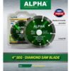 Alpha 4 Inch 9 Seg Diamond Saw Blade 110Mm Hot Press