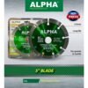Alpha 5 Inch 9 Seg Diamond Saw Blade 125Mm Hot Press