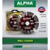 Alpha 4.5 Inch 8 Seg Diamond Saw Blade 115Mm Hot Press Wall Chaser