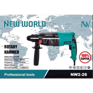 New World 2000W Rotary Hammer 26Mm Nw2-26