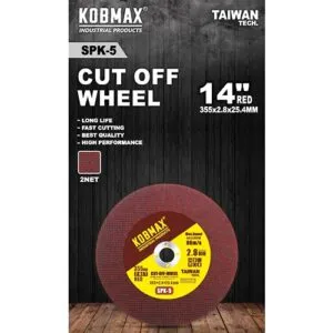 Kobmax Double Net Red Cut Off Wheel - 14 Inch – 14 Inch