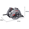 Bosch 7 Inch 1200W Circular Saw 185Mm Ks 120