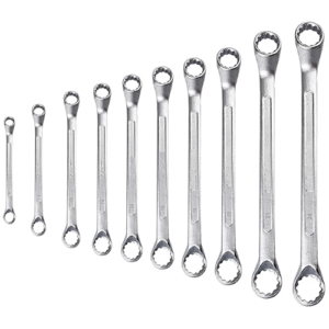 Venus 10 Pieces Shallow Offset Ring Spanner Set Metric Size Mm