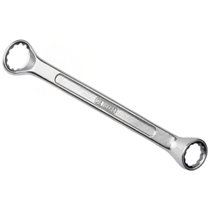 De Neers Bi-Hexagon Shallow Offset Ring Spanner  Chrome Plated English Size Ww