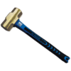 De Neers Brass Sledge Hammer Fiber Glass Handle