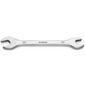 De Neers Double Open End Spanner Elliptical Mirror Finish Meric Size Mm