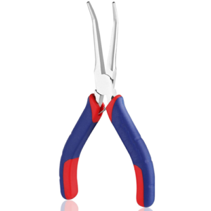 De Neers Long Needle Bent Nose Mini Plier