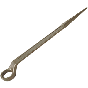 De Neers Single Ring End Spanner With Pin  Chrome Plated Metric Size Mm