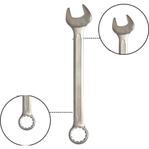 Venus Combination Ring & Open End Spanner Chrome Plated