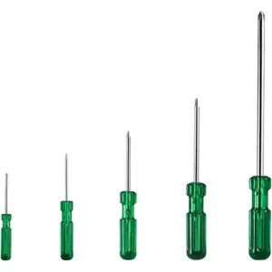 De Neers 5 Pieces Philips Head Screw Driver Set (+) Dn-5001