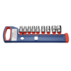 De Neers 1/2'' Square Drive 9 Pieces E Socket Set Dn-7001