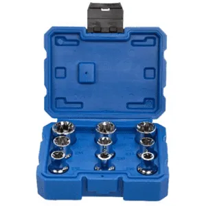 De Neers 1/2'' Square Drive 9 Pieces E Socket Set Dn-7002