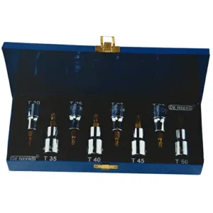 De Neers 1/2'' Square Drive 8 Pieces Torx Socket Set Dn-7026