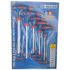 De Neers 9 Pieces Two Way Hex Allen Key Set With Handle  Black Dn-Takm9