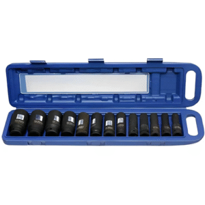 De Neers 1/2'' Square Drive 15 Pieces Impact Deep Hex Socket Set Long Series Imp-Dn-15Md