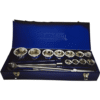 De Neers 1'' Square Drive 15 Pieces Hex Socket Set D-15Mh