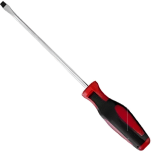 De Neers Flat Head Screw Driver (-) Fiber Glass Handle B