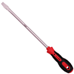De Neers Flat Head Screw Driver (-) Stainless Steel Blade