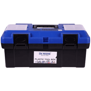 De Neers Plastic Tool Box With Organizer