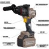 Xtra Power 21V Cordless Impact Drill Machine 13Mm Xpc-Id-03