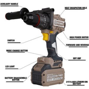 Alternative view of Xtra Power 21V Cordless Impact Drill Machine 13Mm Xpc-Id-03
