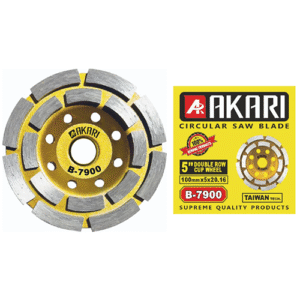 Akari 5 Inch Diamond Cup Wheel Seg 125Mm Double Row B-7900