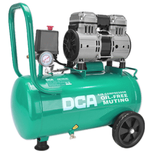 Dca 1300W Oil Free Air Compressor 50Ltr Aqe1300×2/50L