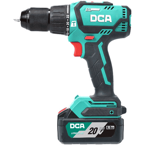 Dca 20V Cordless Impact Drill Machine 13Mm Em Type Adjz05-13
