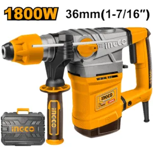 Ingco 1800W Rotary Hammer 36Mm Rh18008
