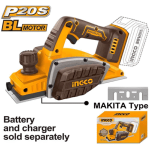 Ingco 20V Cordless Wood Planer 82Mm Crli20401