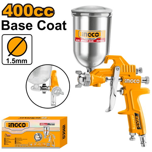 Ingco 400Ml Paint Spray Gun Asg4042