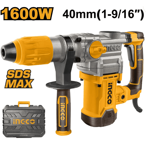 Ingco 1600W Rotary Hammer 40Mm Rh1600388